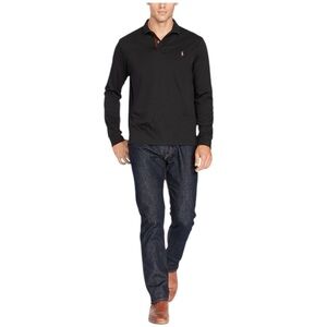 Polo Ralph Lauren Men's Big & Tall Pima Soft Touch long sleeve polo shirt | 2XB